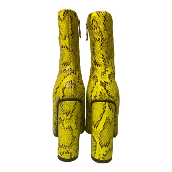 Cape Robin boots bright neon green snake skin boots 6.5 - Picture 4 of 6